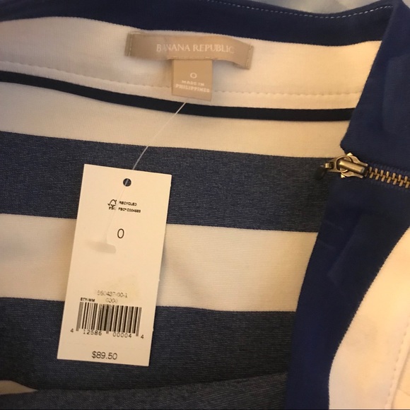 Banana Republic Striped Pencil Skirt - Picture 7 of 8